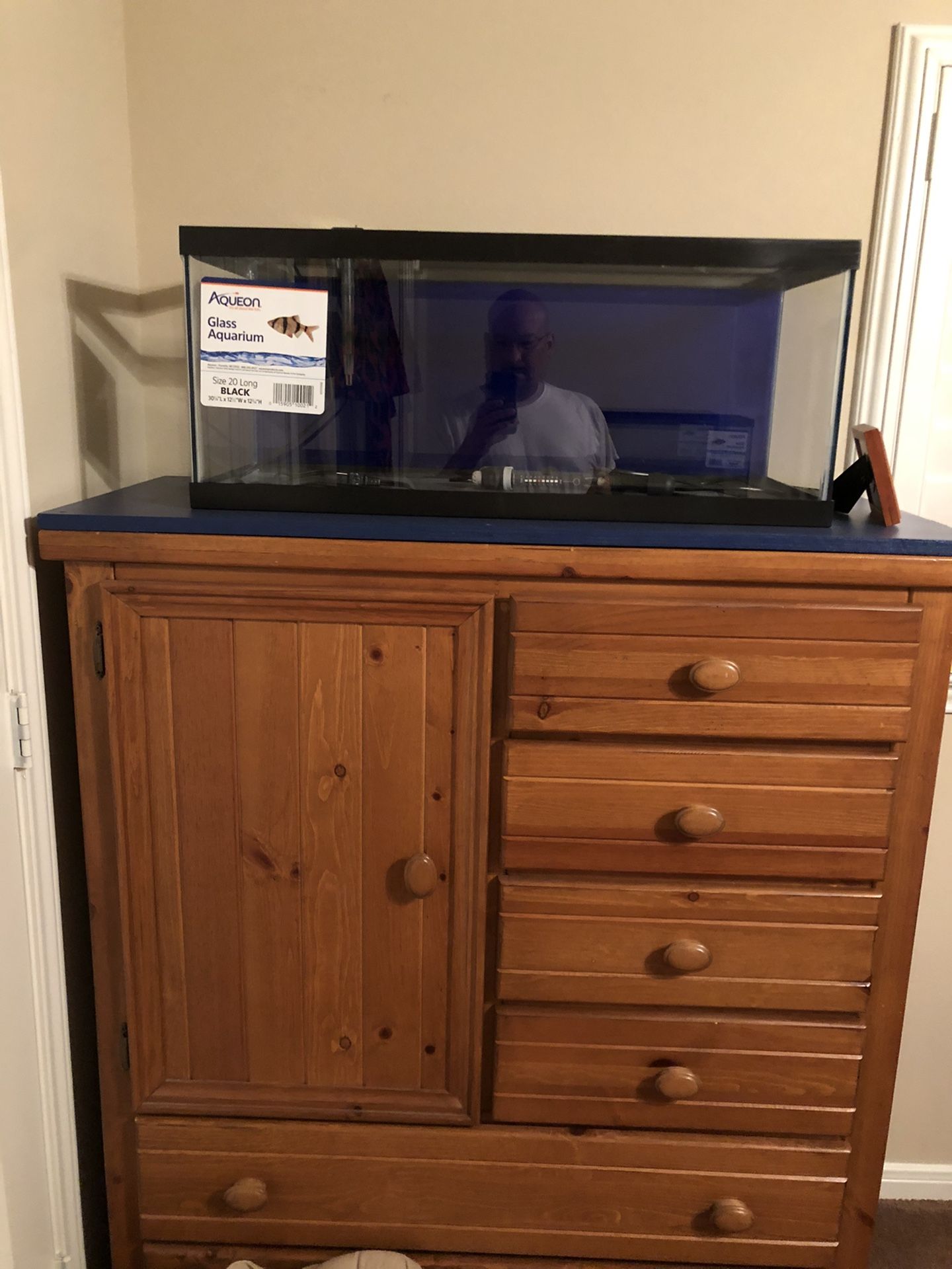 New Aqueon 20 gallon long aquarium