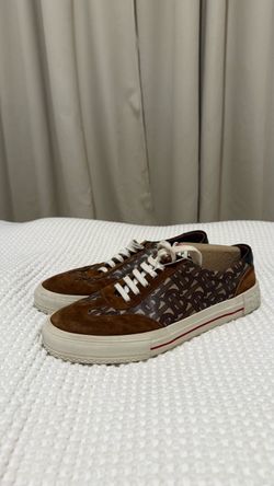 Burberry Brown Suede and Nelson Monogram