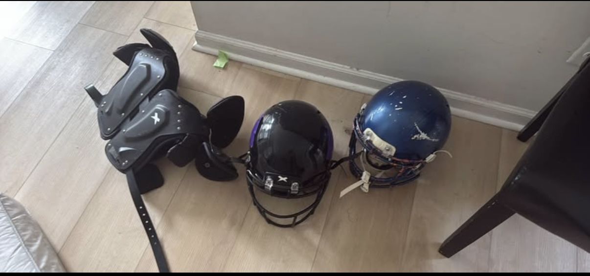 Youth Shoulder Pads Helmet practice Helmets