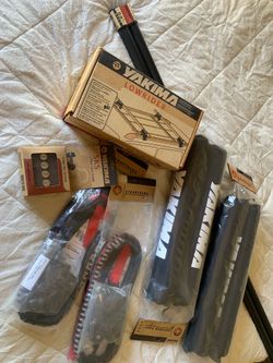 Yakima racks round bar full setup surfboard