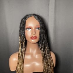 Human Hair Braid Wig