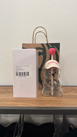 New in Box Official Starbucks Pink Bearista Mug