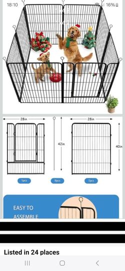 Dog playpen 40 inch height