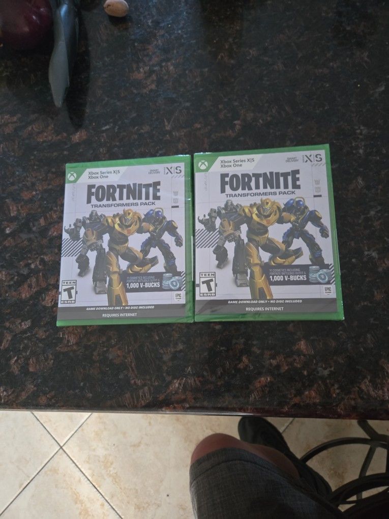 Fortnite Transformers Pack Xbox Sealed
