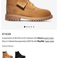 Timberland Waterproof 6" Boots Junior 4