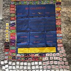 Calendar and Weather Pocket Chart for Classroom 