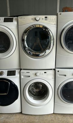 Whirlpool Front Load Set - Large Capacity Sensor Dry