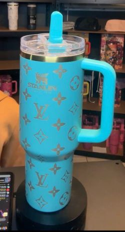 💙 40oz Custom Engraved Stanley Tumbler