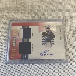 Tony Gonsolin Rookie Card Auto Patch