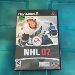 NHL 07 For PlayStation 2 CIB