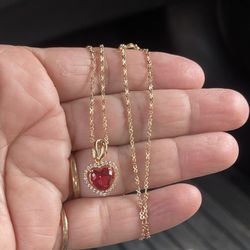 14k gold plated necklace