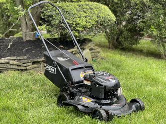 Craftsman Platinum 190cc 21” Lite Weight PUSH Lawn Mower with Built In Deck Spout & MORE 