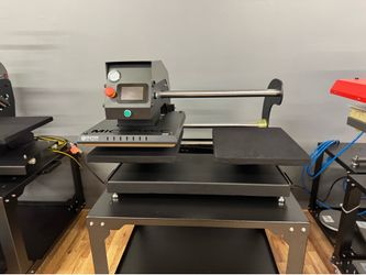 Pneumatic Double station heat press 16” x 20”