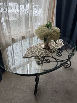 Living Room Glass Table 