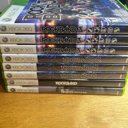 Xbox 360 - Rock Band Games