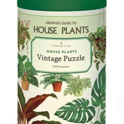 HOUSE PLANTS VINTAGE PUZZLE