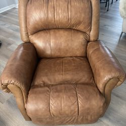 Reclining & Rocking Leather Chair 