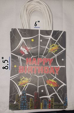 12pc birthday bags