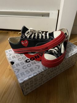 comme des garcons converse size 10