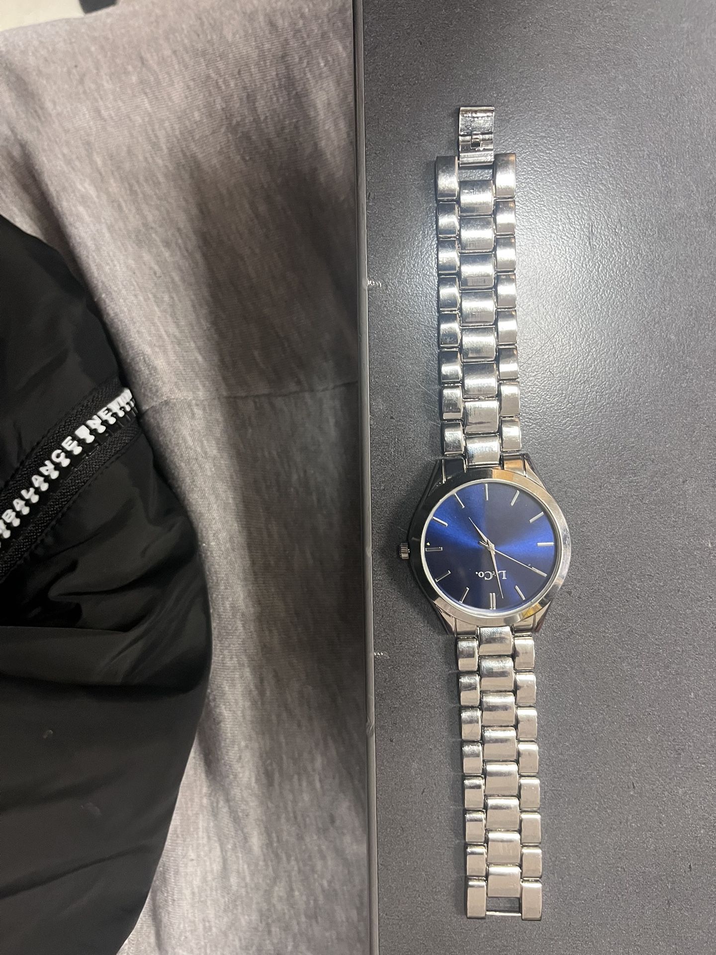 Lo&co Watch Sterling Silver Interior Ocean Blue
