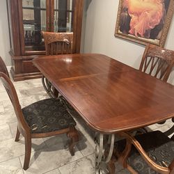 Kitchen Table And China Cabinet