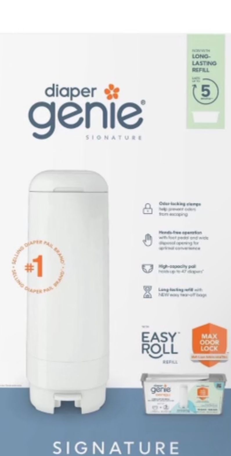 BRAND NEW Diaper Genie Signature w/18 bags—$35 —local pickup ONLY!