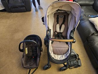 Evenflo Pivot Modular Travel System
with LiteMax Infant Car Seat