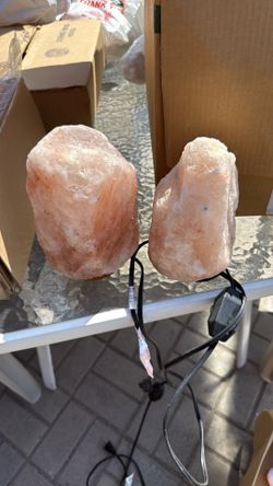 Salt rock lamps