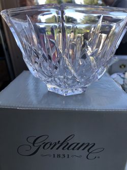 Gorham small crystal bowl