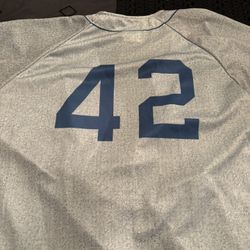 Jackie Robinson Dodger Giveaway Jersey  XL 