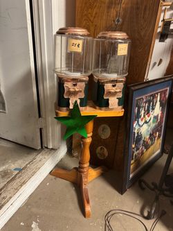 Candy Machines Quarters Only Plastic And Wood