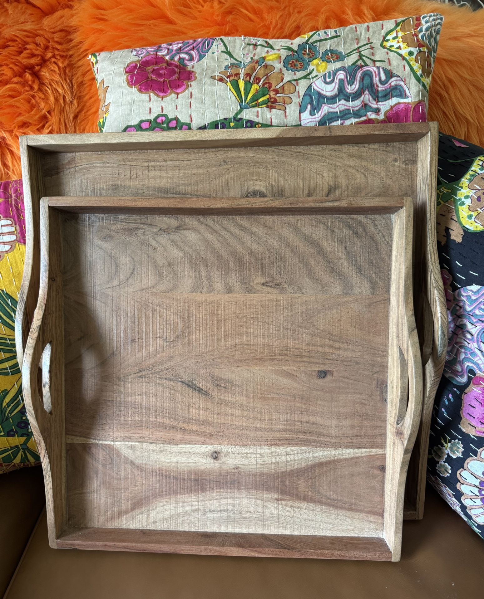 Creative Co-op Acacia Trays