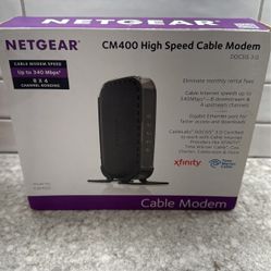 Brand new still in box, 📦 Netgear, high-speed cable modem