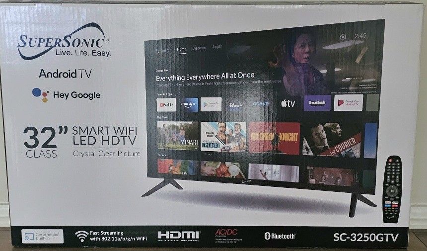 Smart TV SuperSonic 32". Brand New