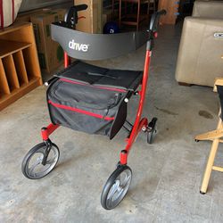 Foldable Walker With Seat