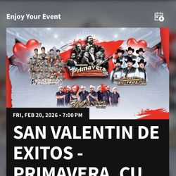 Conjunto Primavera Concert 