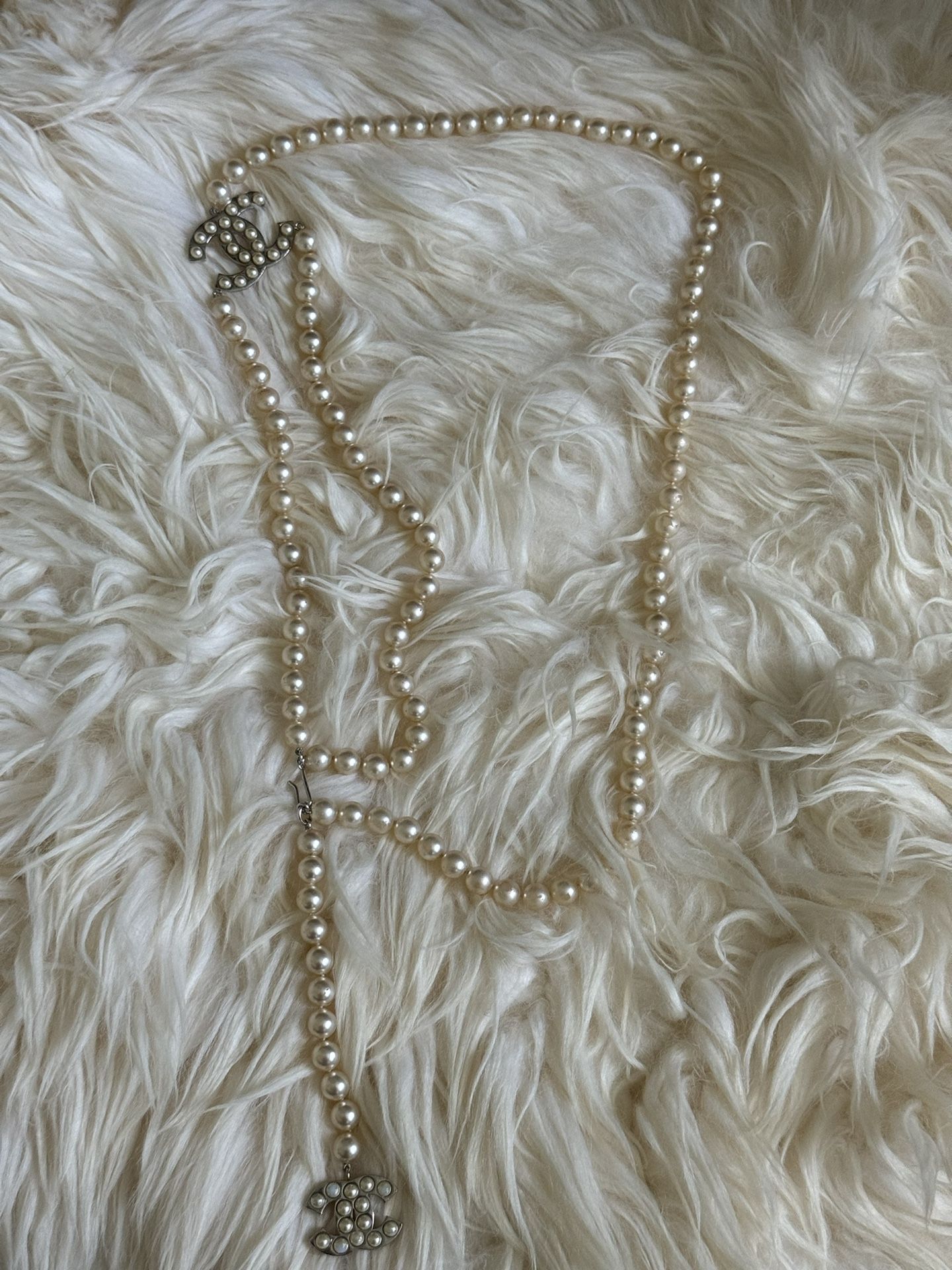 Chanel Pearl Double Necklace/ Belt