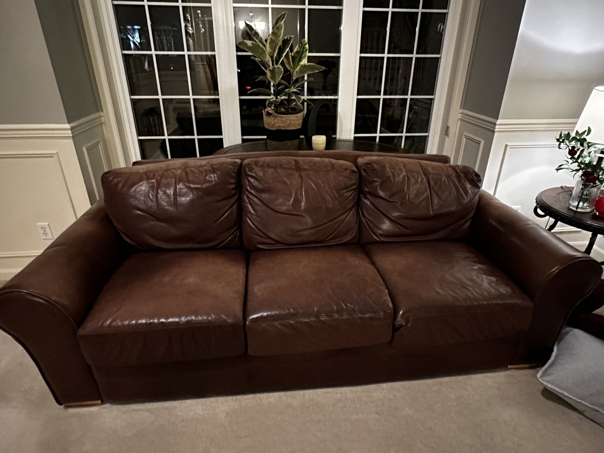 Dania Leather Couch for Sale in Issaquah, WA OfferUp