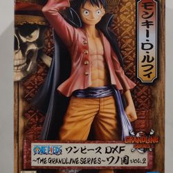 One Piece Monkey D Luffy Figure DXF THE GRANDLINE SERIES Wano vol.2 New kuni
