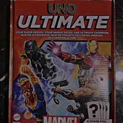 Marvel Uno With 4 Special 4 Cards