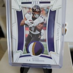 Ravens JK Dobbins Patch Card