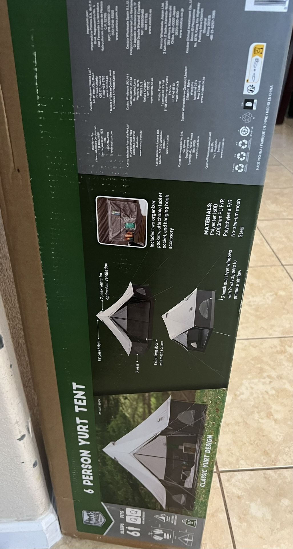 Timber Ridge Person Yurt Tent