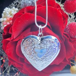 925 Sterling Silver Locket Necklace 