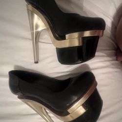 Versace 6 Inch Heels Size 6