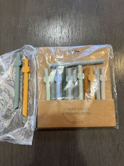 Liewood kids silicon straws Set