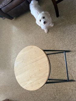 Wood stool
