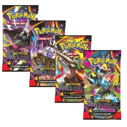 Pokémon Pitch Black Booster Pack Art Bundle [Set of 4] 