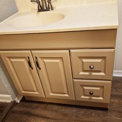 Bathroom Sink And Cuboards 