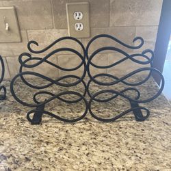 Cast Iron Pottery Barn Wine Racks