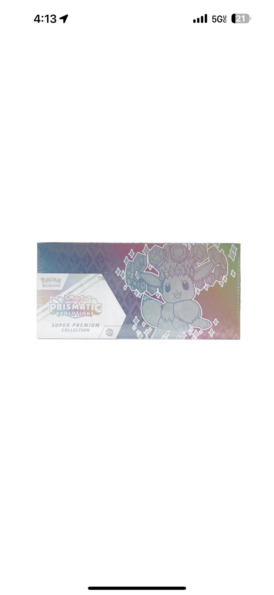 Pokemon Prismatic SPC Premium Collection